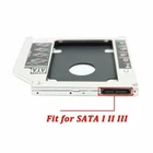 12.7mm Universal SATA 2nd HDD SSD Hard Drive Caddy For CD/DVD-ROM Optical Bay US