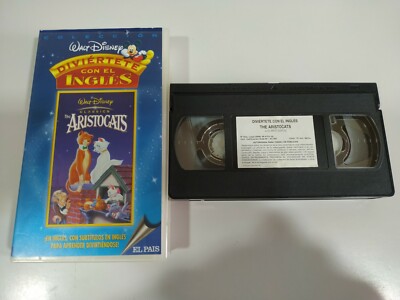 THE ARISTOCATS WALT DISNEY CLASSICS Pelicula VHS ENGLISH AUDIO AND SUBTITLES