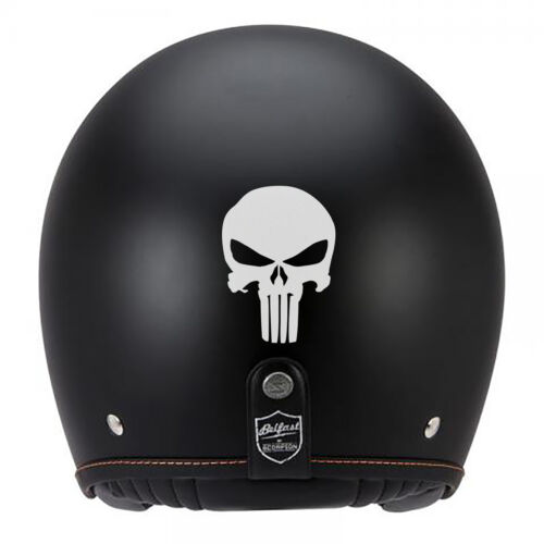 PUNISHER Reflective Sticker for Signalling on Helmet, Motorcycle, Scooter - Picture 1 of 3