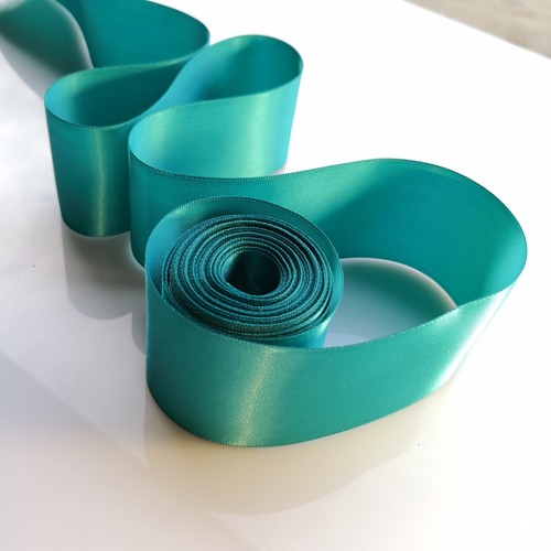 50mm (5cm)Width x 10M Double Side Satin Car Ribbon For Wedding 26 Colours - Picture 14 of 27