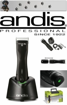 ANDIS PULSE ZR II AKKU SCHERMASCHINE MIT CERAMIC SCHERKOPF SIZE 10/1,5 MM