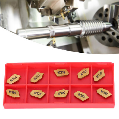 10Pcs CNC Wendeschneidplatte Langlebige Bearbeitungswerkzeuge GTN3 Stabiles Blat