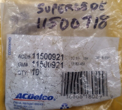 GM NOS OEM Transmission Oil Pump Bolt 8x1.25x40mm 11500921 Qty 3 S