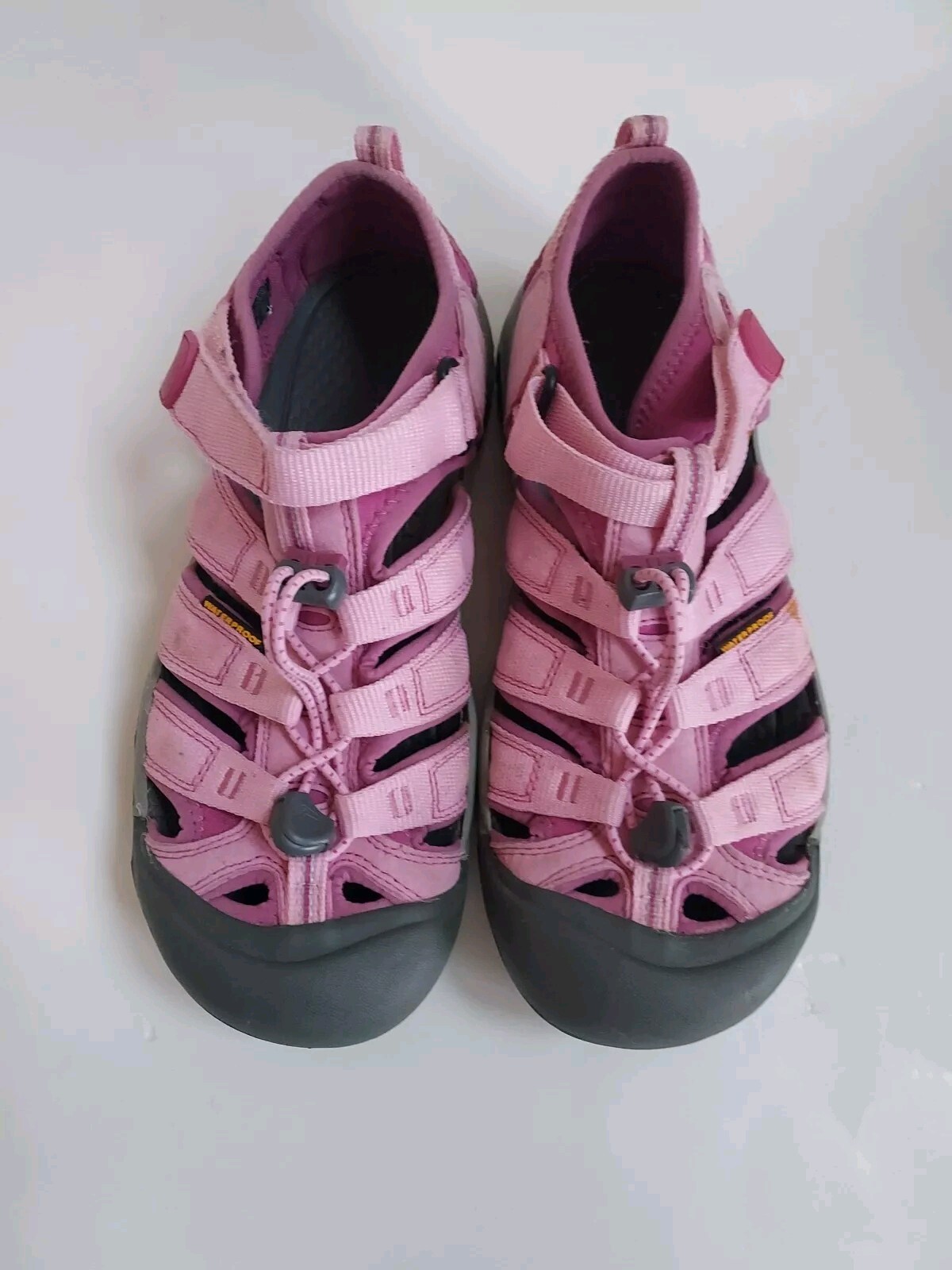 Sandali sportivi donna Keen Newport H2 taglia 6 rosa grigio rete trail escursioni in acqua