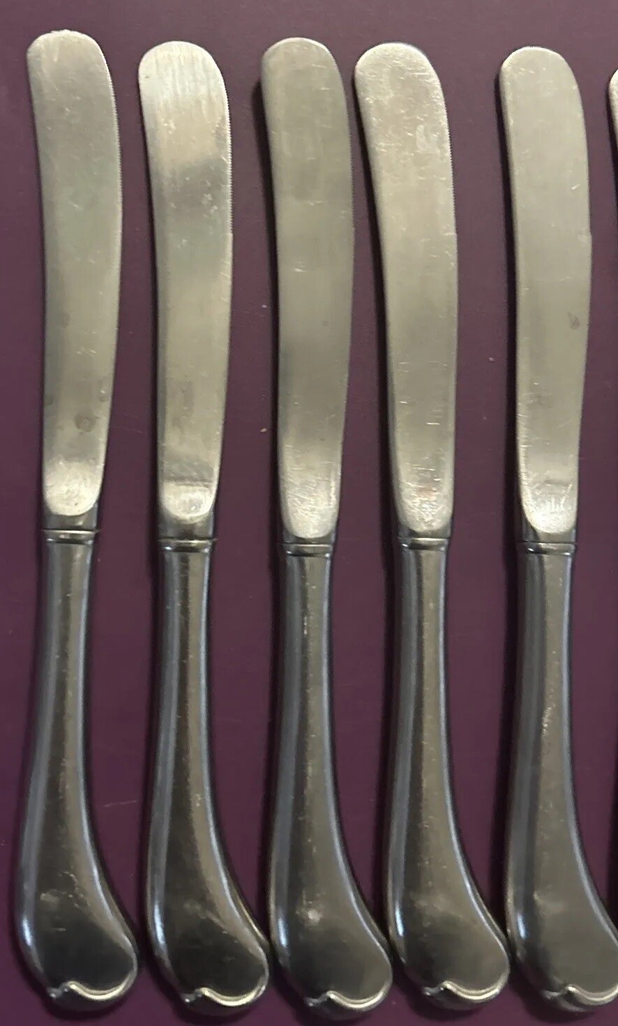 5 Pistol Knives 9”Hollow Oneida AMERICAN COLONIAL USA Satin Stainless