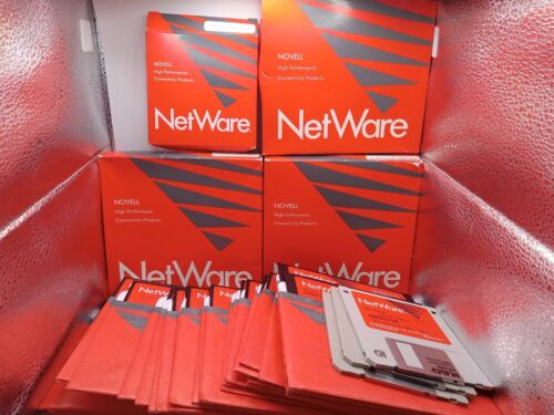 39 Novell Networkware Workstation 1.0, ELS NETWARE, V2.15, MS-DOS (LIRE LA DESCRIPTION) - Photo 1/10