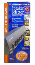 Monster Cable SS6 - 6 Zone High Performance Speaker Selector - 6 Speaker Pair