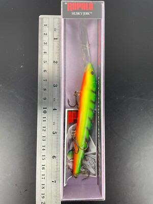 Rapala Fire Tiger Down Deep Husky Jerk Suspending DHJ-12 FT 12cm 15g