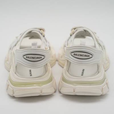BALENCIAGA TRACK SANDAL 39 ホワイト size 39 - Balenciaga Track Sandals Triple White Straps | eBay