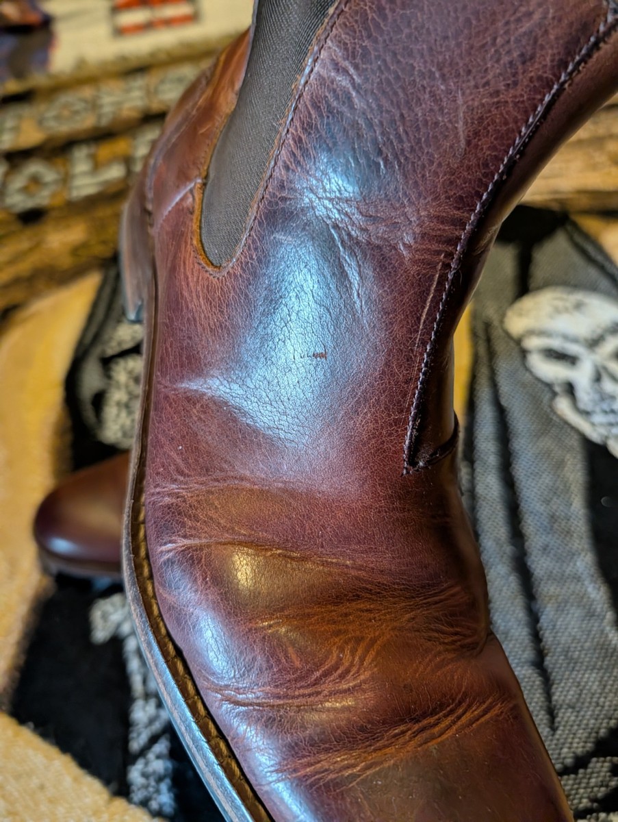 Wolverine 1000 Mile Rockford Chelsea Boots Mens 10D Brown Leather