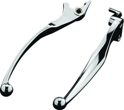 Kuryakyn Wide Style Chrome Levers for Honda Motorcycles - Fits Multiple Models