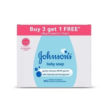 Johnson's Baby Soap For Bath Combo Offer Pack, 150g Buy 3 Get 1 Free 
