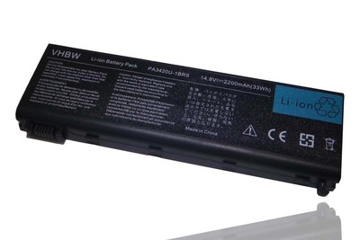 Akku für Toshiba Satellite L30-11D L30-11E L30-11G L30-134 L30-115 2200mAh 14,8V