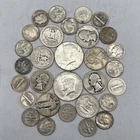90% Silver Coin Lot / $5 Face / Halves, Quarters, Dimes #34D