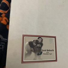 Chuck Bednarik Philadelphia Eagles  2000 Fleer Greats of the Game Card