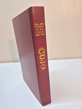 CUJO Stephen King Library Edition Hardcover Red Leather BOMC Horror RARE
