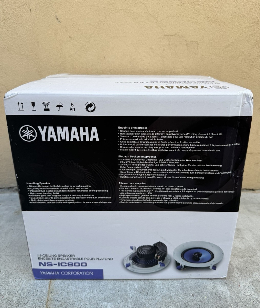Yamaha NSIC800 2-Way White RMS Speakers - Pair for sale online | eBay
