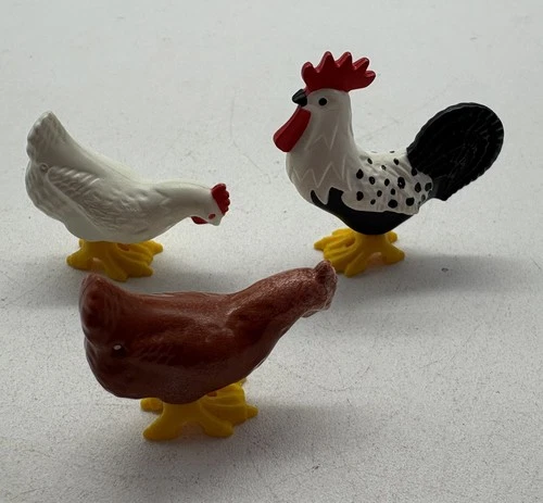Playmobil Chicken Rooster Farm Barnyard Vintage Collectible Toy Figure