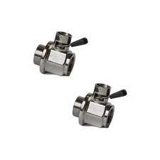 EZ-207 Silver 26mm-1.5 Thread Size Oil Drain Valve, Paccar, Mercedes (Pack of 2)