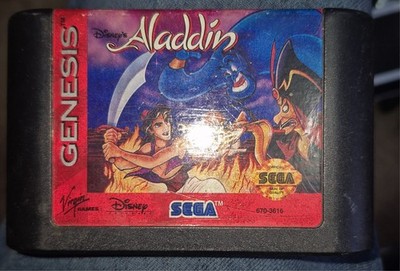 SEGA Genesis Aladdin Video Game