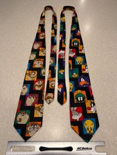 Two Vintage Looney Tunes Ties from a Teacher's Tie Collection