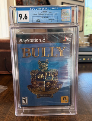 Bully Rockstar Embossed Foil Cover CGC 9.6 A+  PlayStation 2 NEW SEALED FREE S/H
