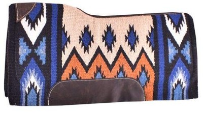 Showman 34'' x 36'' Royal Blue Memory Felt Bottom Saddle Pad