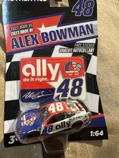 Alex Bowman 88 Ally Bank Patriotic 1/64 Diecast Nascar Authentics 2023 Wave 1