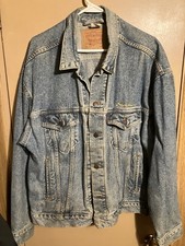 Levi Strauss 70507 4890 Denim Trucker Rancher Jacket Large