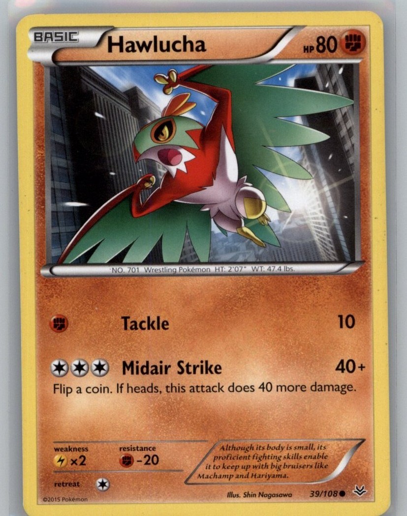 XY - Roaring Skies #39/108 Hawlucha