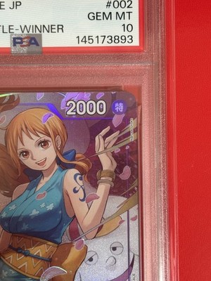2025 PSA 10 Onami O-nami Nami ST18-002 8 Packs Battle Winner One