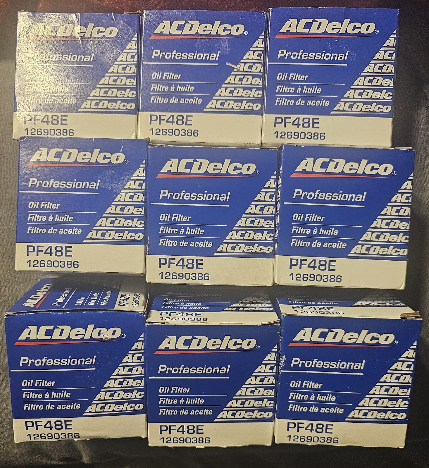 Filter 12737086- Lot Of 9 Ac Delco New