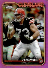 2024 Topps Chrome #32 Joe Thomas Pink Refractor