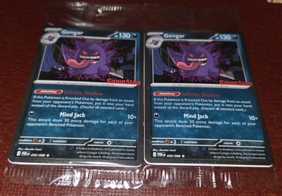 Pokémon Gengar GameStop Promo Stamped Card English SEALED X2 | eBay