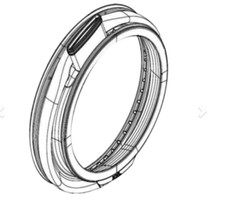 GENUINE SIMPSON EZI SENSOR WASHING MACHINE DOOR SEAL GASKET SWF12843 WWF1274