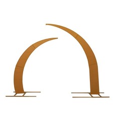 2 Fitted Spandex Half Crescent Moon Wedding Arch Backdrop Stand Home Decorations