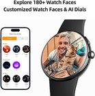 AMOLED Smart Watch for Men Women, Always-On Display Fitness Tracker, Answer/Make