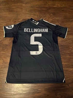 Real Madrid Soccer Jersey Size L Men's Bellingham #5 Real | eBay