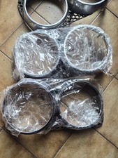 Fiat 124 Sport Coupe Cornici Faro Epoca Originali Cromodora Dx Sx Pz2 Belle