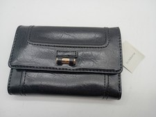 Vintage Liz Claiborne Wallet Black Tri Fold Money Maker Flats NEW NOS SLRUC188