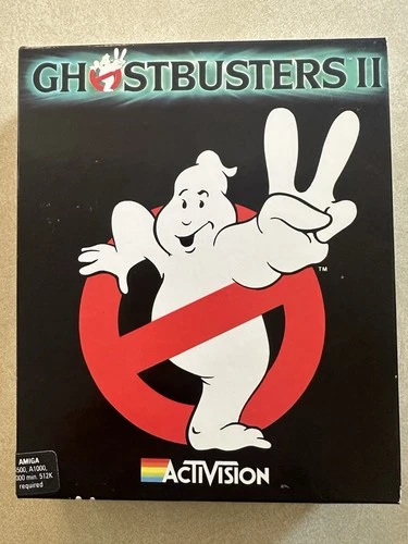 Ghostbusters II 1989 Commodore Amiga Activision Complete In Box Game