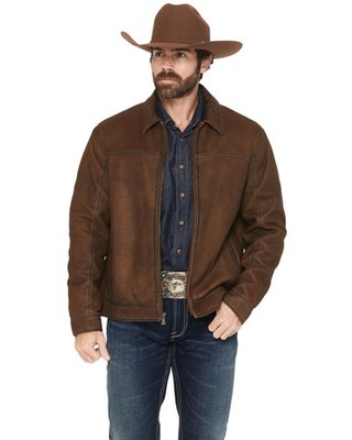 Scully Men's Zip-Up Leather Jacket - 2122-306-BN | eBay