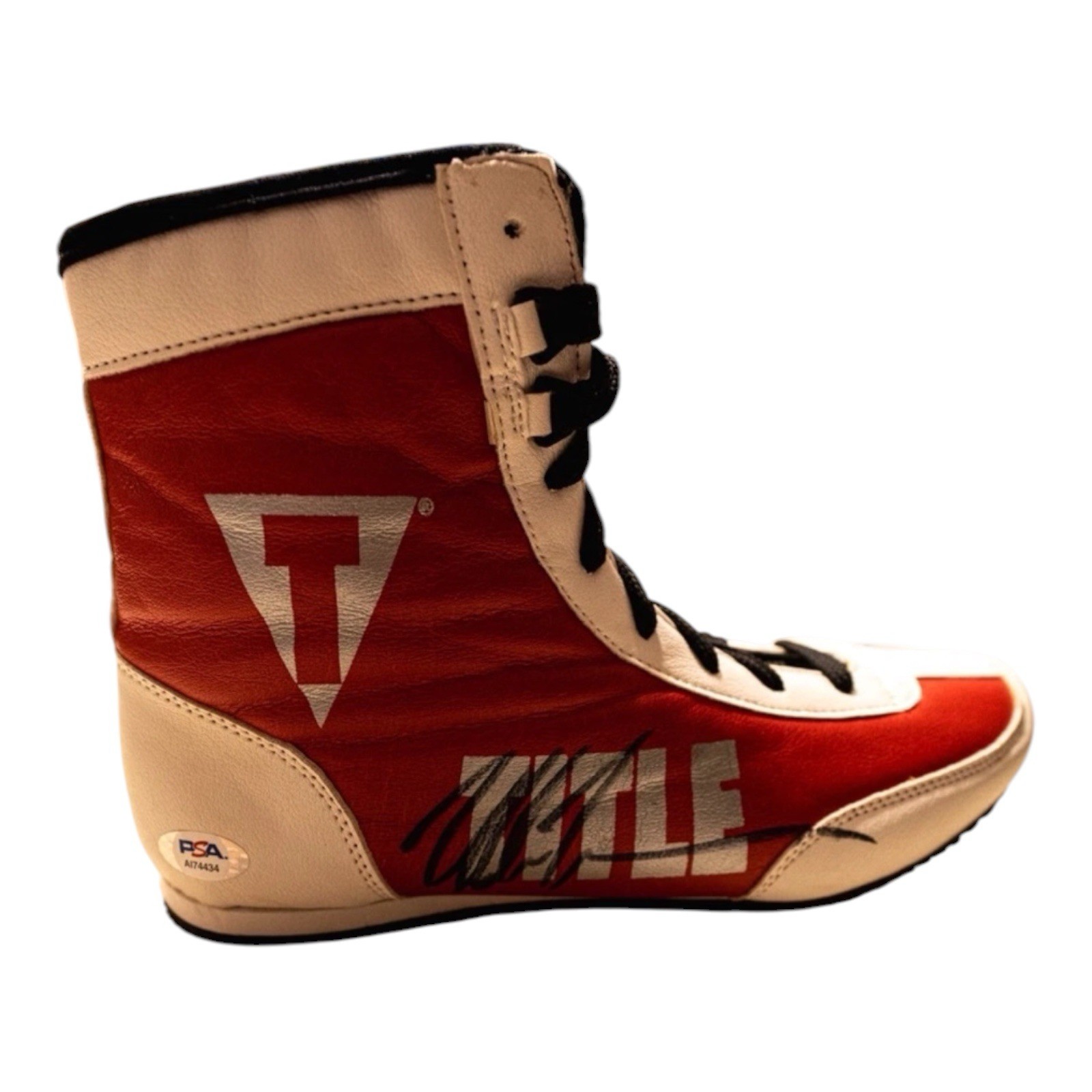 MIKE TYSON SIGNED Autographed Boxing Shoe New PSA DNA COA Knockout King Iron