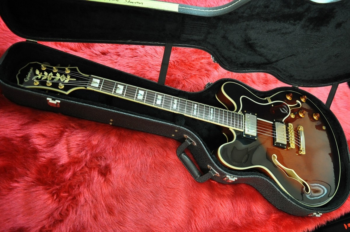 Epiphone Sheraton II BROWN BURST Electric Guitar Used Free