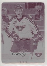 2017-18 Upper Deck CHL Printing Plate Magenta 1/1 Michael Rasmussen #100 f7z