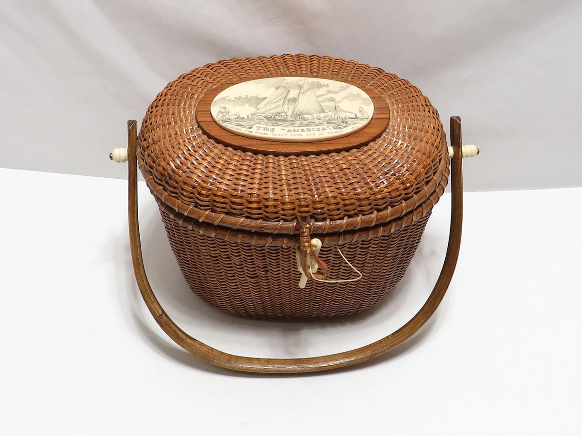 Nantucket Basket Purse In Collectible Baskets for sale | eBay