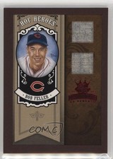 2005 Donruss Diamond Kings HOF Heroes Red Framed Materials 22/25 Bob Feller 1l2