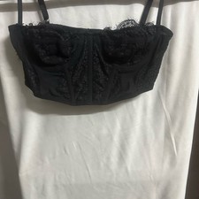 Out from Under Black Lace Underwire Bustier Bralette