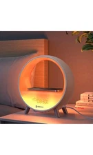 Dekala Arches Sunrise Alarm Clock with 15W Fast Wireless Charging, White WiFi