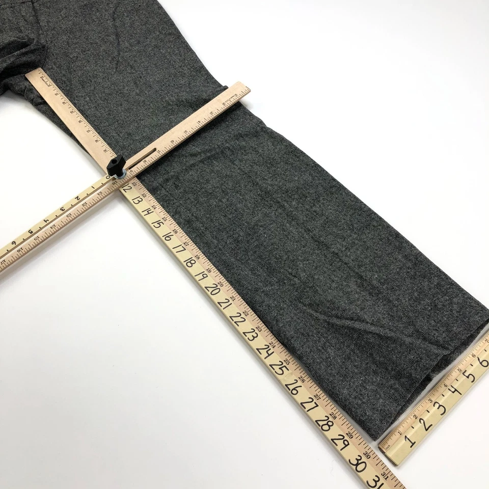 Pantalones de vestir rectos de lana Ann Taylor Signature 4P (ajuste 32W 30L) para mujer de tiro medio Foto 4 de 4